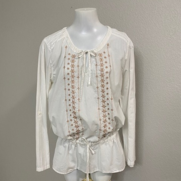 Prana Tops - Prana Boho Renaissance Style Top Size Large